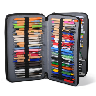 Samples of 113 pens in case