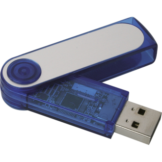 MEMORIA USB DA 4GB IN PLASTICA E ALLUMINIO