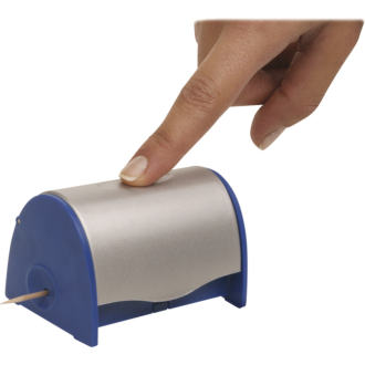 Porta Stuzzicadenti In Bambù SHIDOW: Scatola Dispenser Elegante Per Casa, Con Vano Cotone Incluso