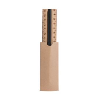 WOODEN PENCIL WITH RULER