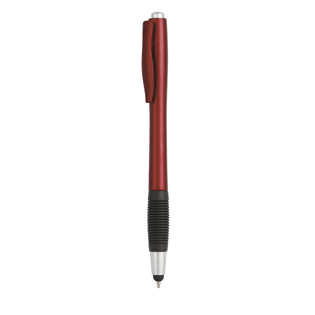 Tinc Penna Renna Con Pon Pon – Penna A Sfera Festiva, Marrone E Rossa, Inchiostro Blu