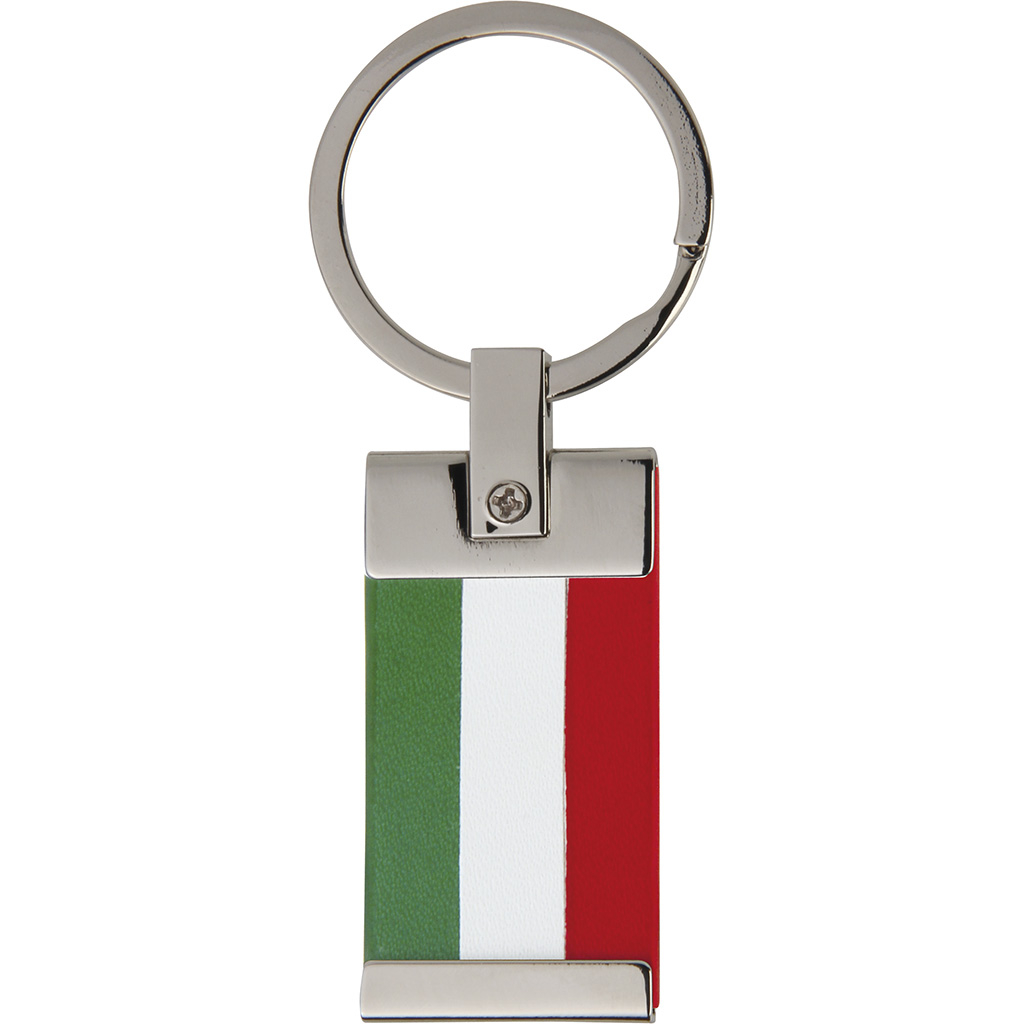 Porte-clés Métal Tricolore – 150° Anniversaire Unité Italienne – Neuf