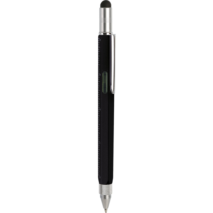 Penna Multifunzione 2 In 1 Con Touch Screen – 4 Colori (Nero, Bianco, Verde, Rosa) – Inchiostro Nero A Rotazione – Idea Regalo