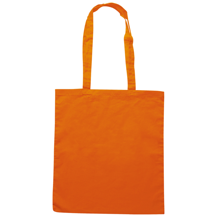 100 Shopper In Plastica Arancione Con Manici - Dimensioni 35x50cm, Con Soffietto, Per Negozio - Foto 5