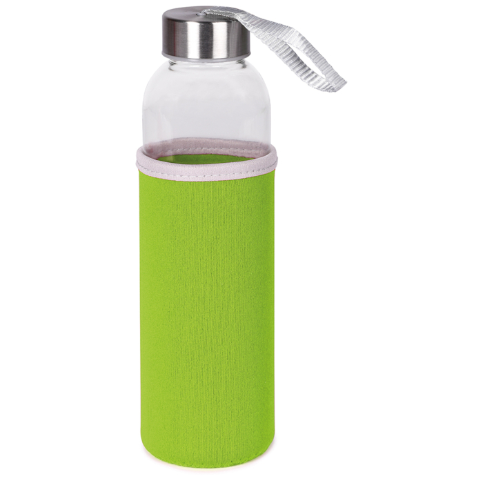 Custodia Neoprene Per Bottiglia SodaStream - Con Moschettone, Isolante, Antiurto, Rosso/Rosa - Foto 3