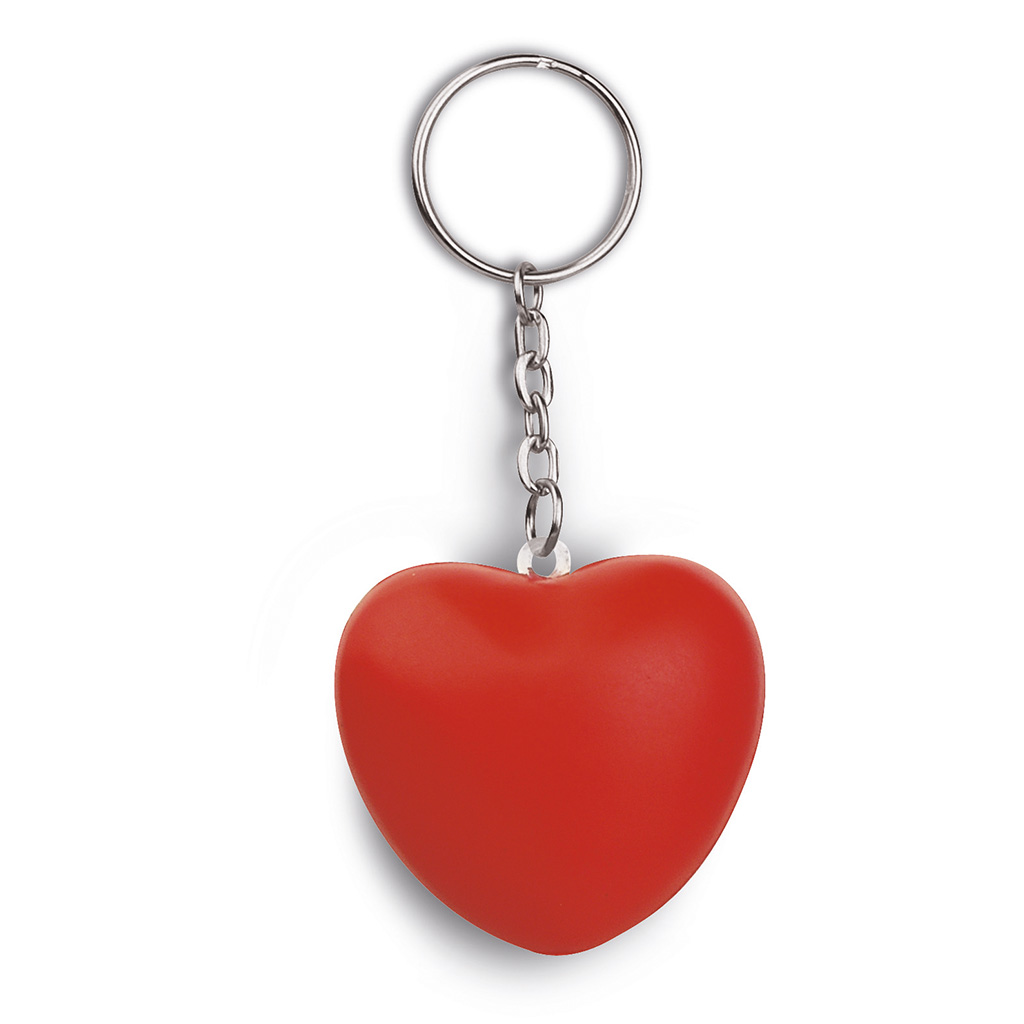 PORTACHIAVI CUORE ANTISTRESS IN PU 