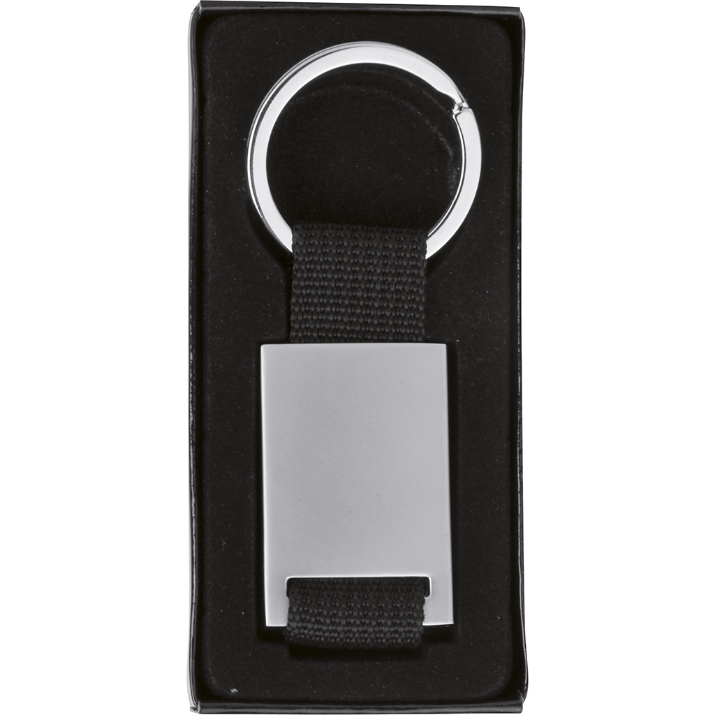 PORTACHIAVI IN METALLO E POLIESTERE 