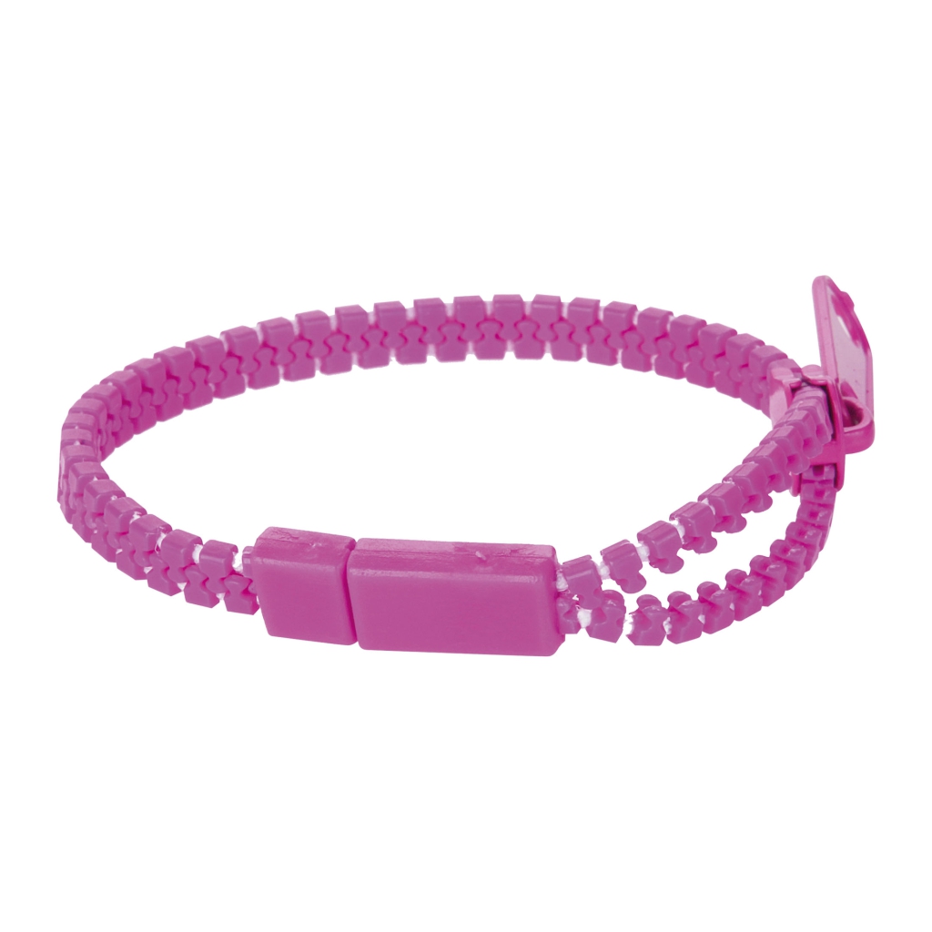* BRACCIALE A CERNIERA LAMPO IN PLASTICA 
