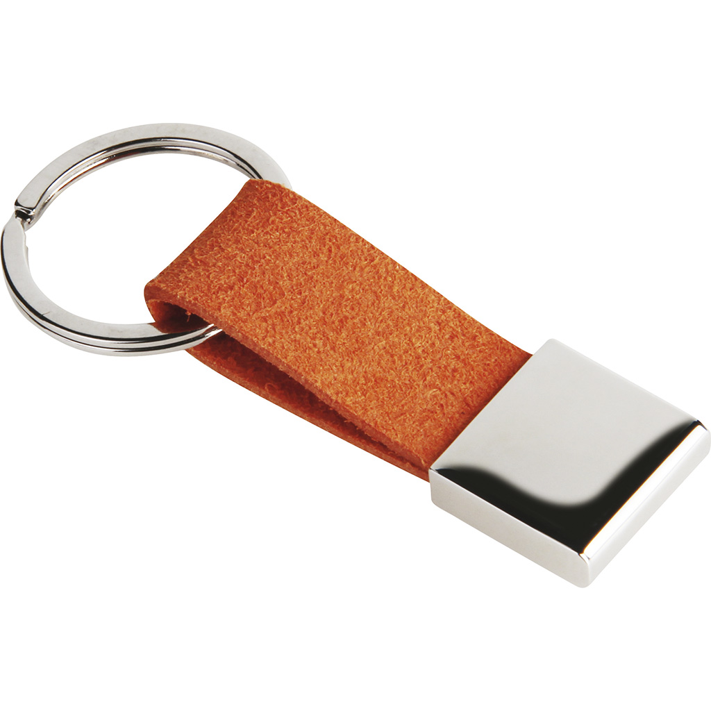 PORTACHIAVI IN METALLO E FINTA PELLE 