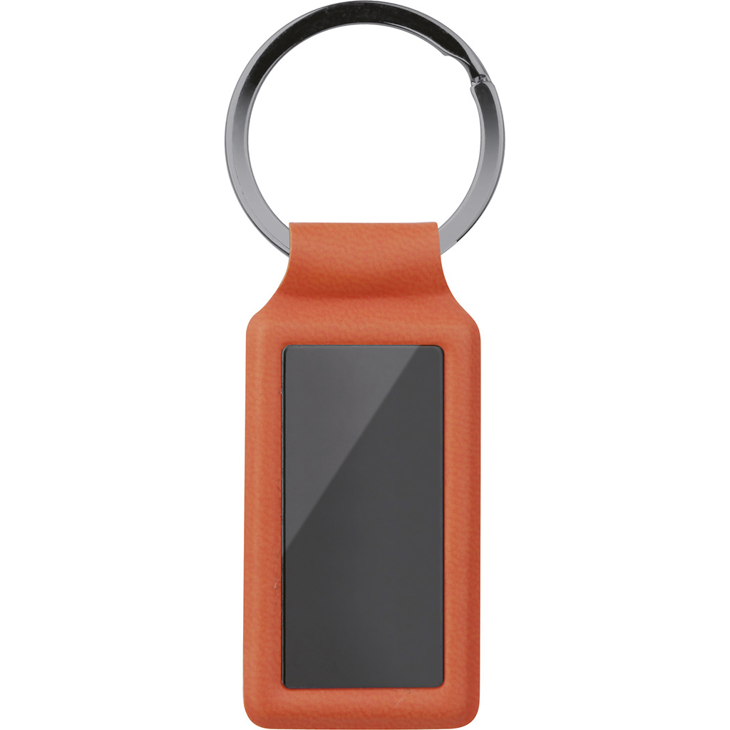 * PORTACHIAVI IN PU E ACCIAIO 