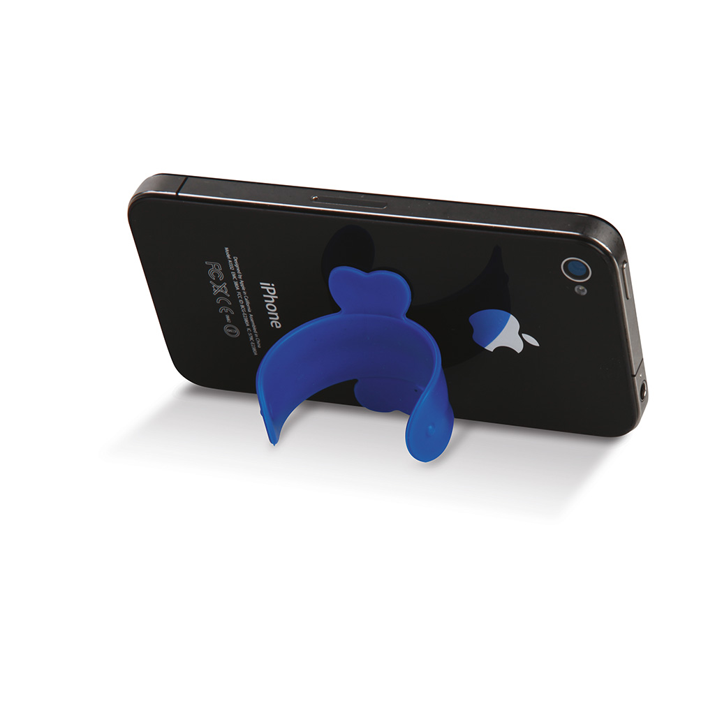 * SUPPORTO PER CELLULARE IN METALLO E SILICONE 