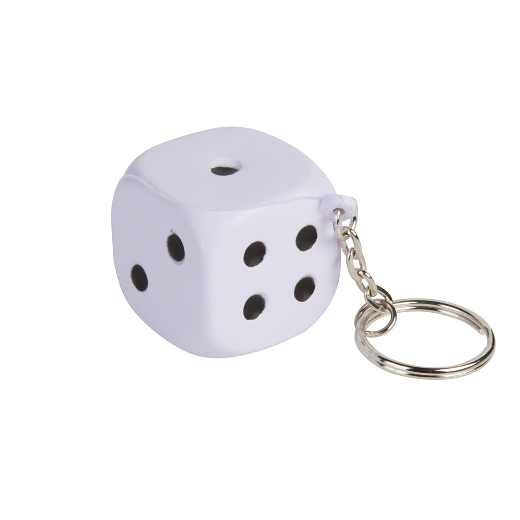 PORTACHIAVI ANTISTRESS IN PU DADO 