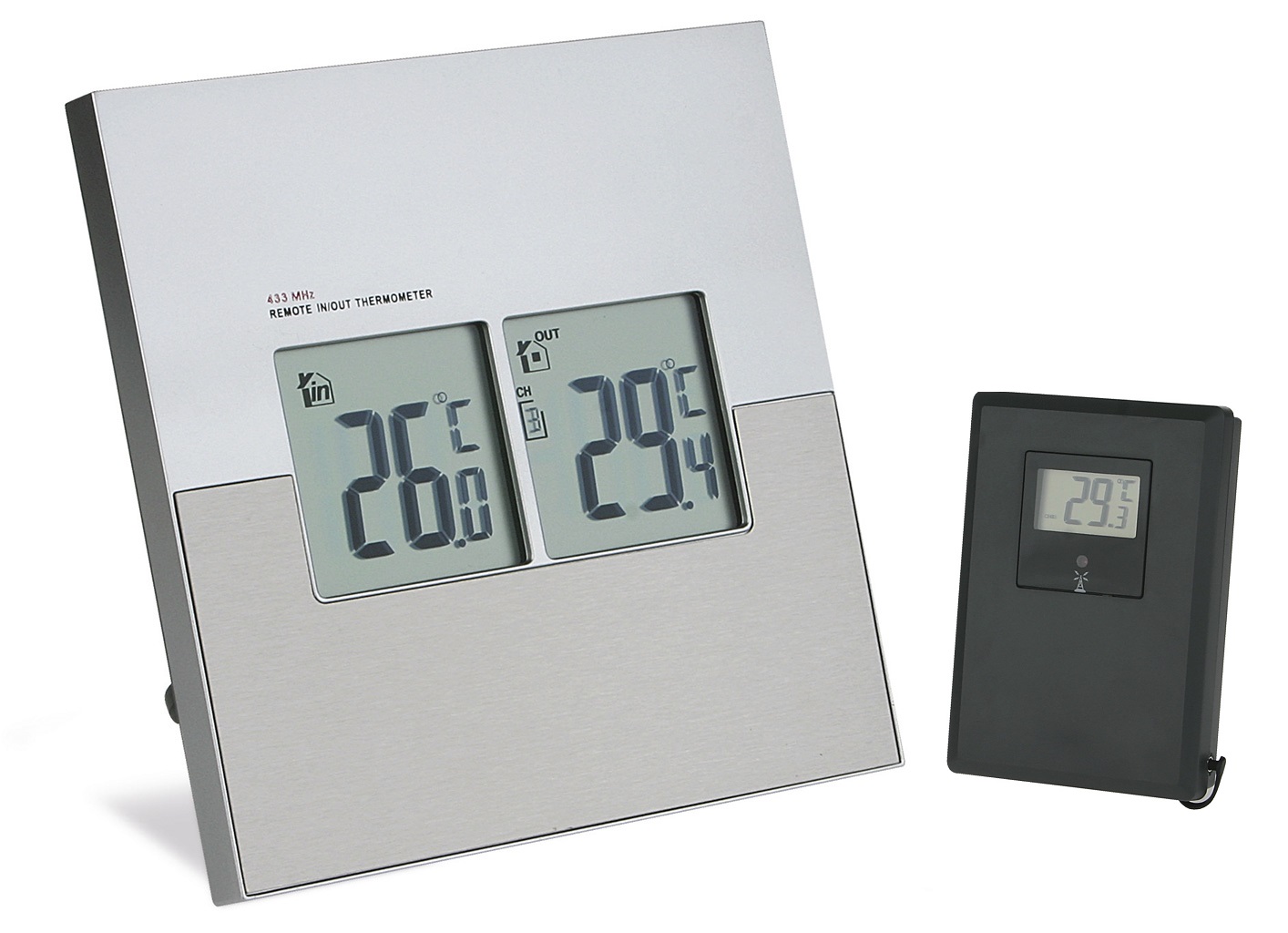 * TERMOMETRO WIRELESS IN PLASTICA E ALLUMINIO 