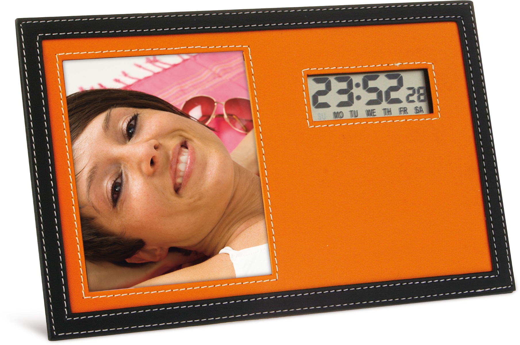 * OROLOGIO LCD CON PORTAFOTO 