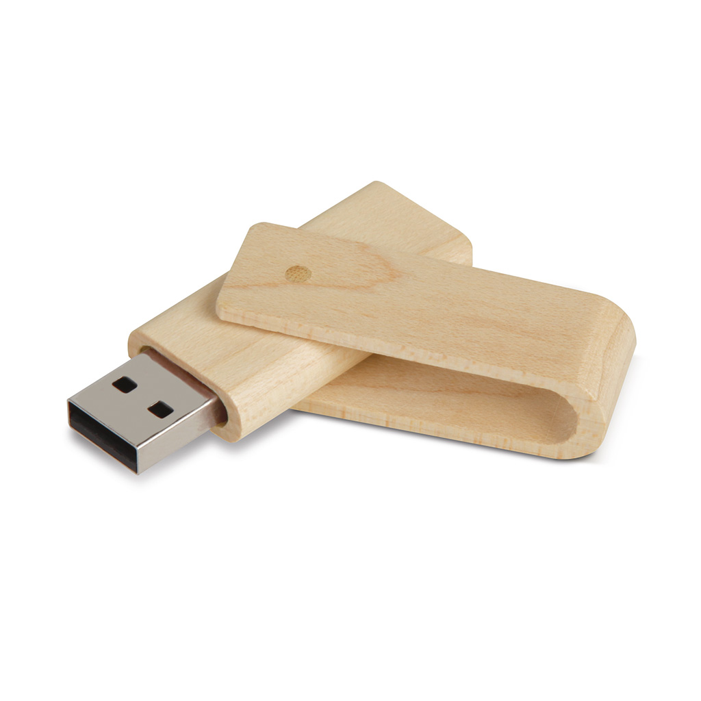 MEMORIA USB DA 2GB IN LEGNO 