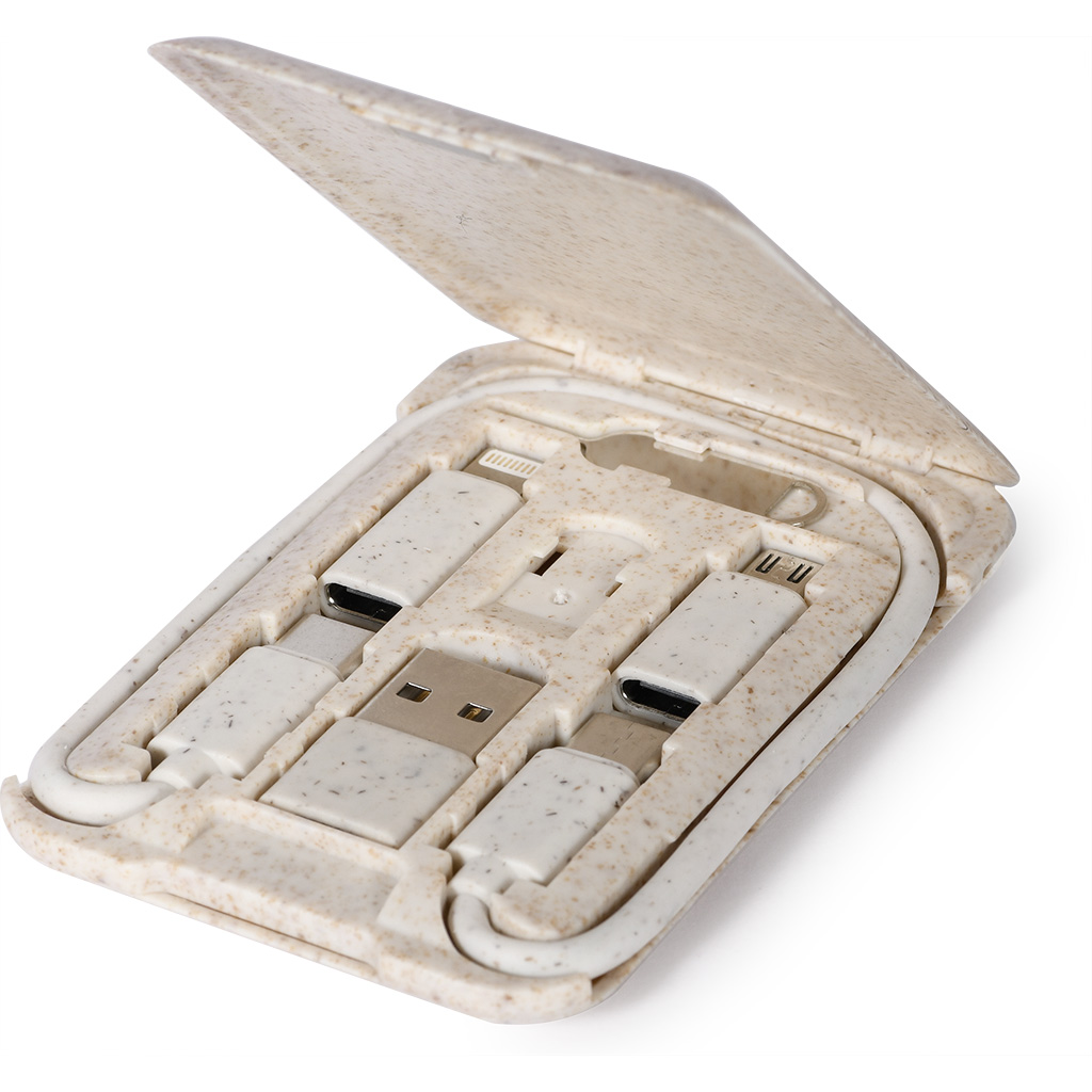 SET PER RICARICA E TRASFERIMENTO DATI IN PAGLIA DI GRANO+ABS 