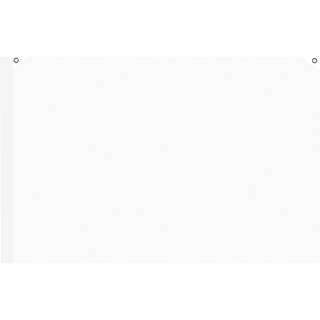 BANDIERA BIANCA IN POLIESTERE cm 70x100 