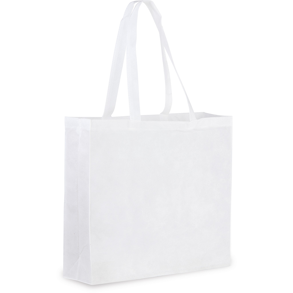 BORSA SHOPPER CON SOFFIETTO IN TNT (80 gr/mq) 