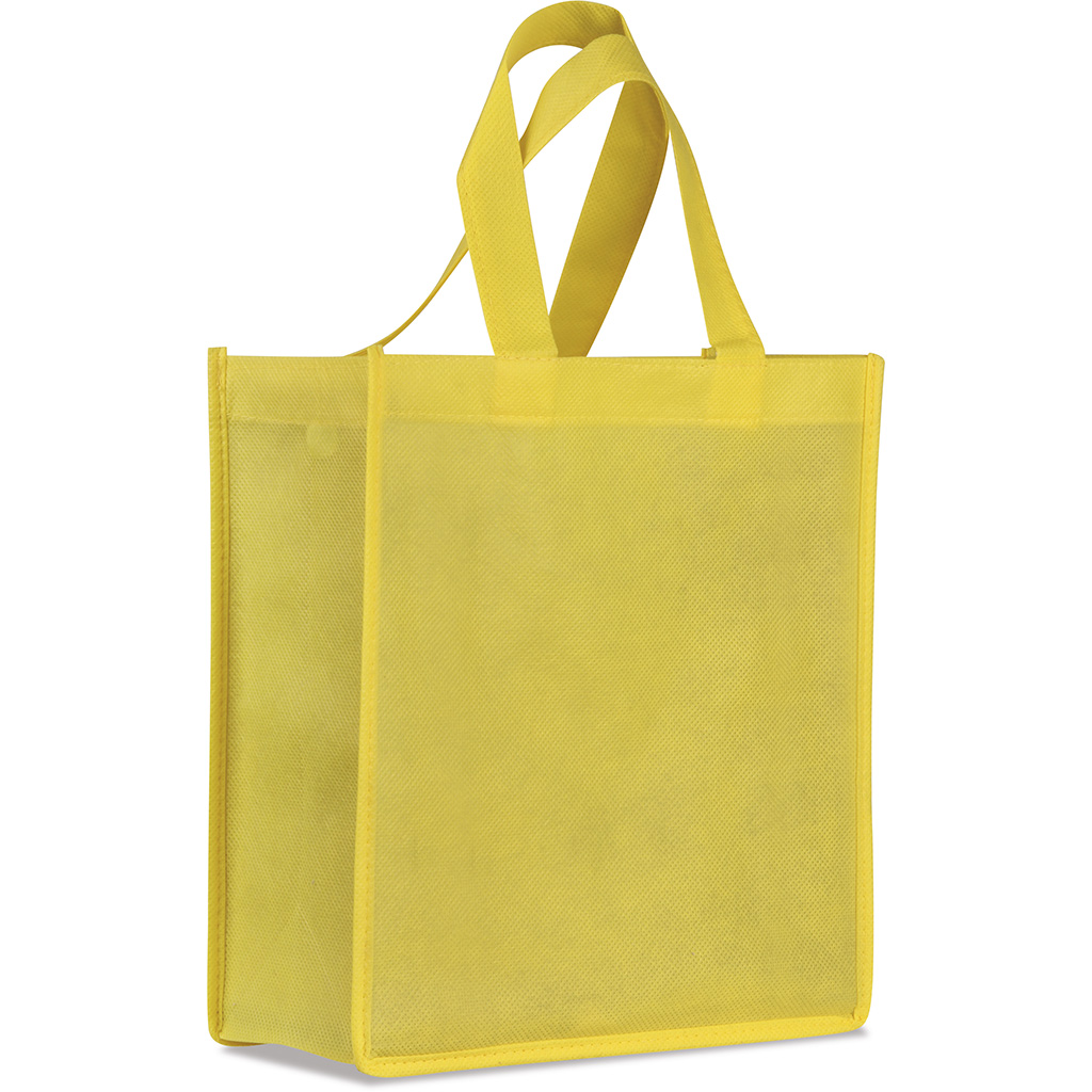 BORSA SHOPPER IN TNT (80 gr/mq) CON SOFFIETTO 