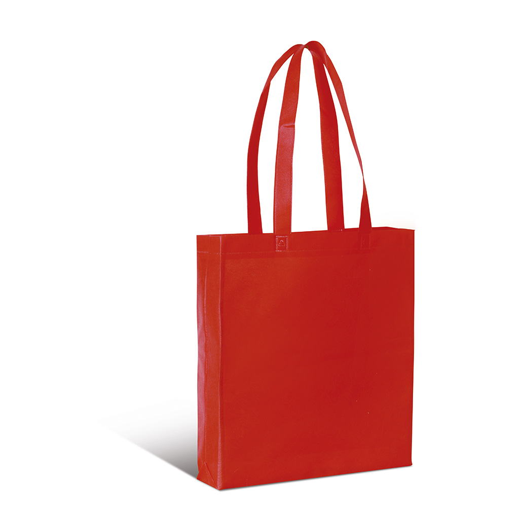 BORSA SHOPPER CON SOFFIETTO IN TNT (80 gr/mq) TERMOSALDATA 