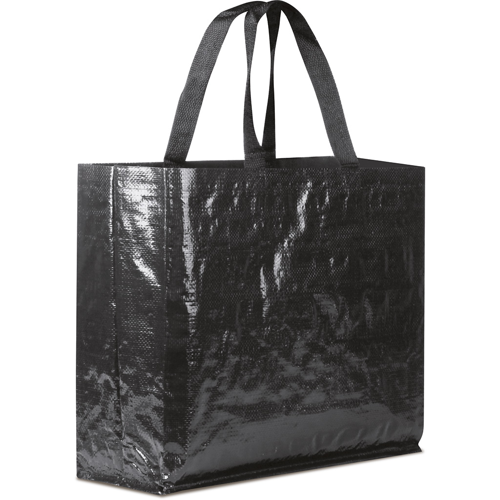 BORSA SHOPPER CON SOFFIETTO IN PP LAMINATO (120 gr/mq) 