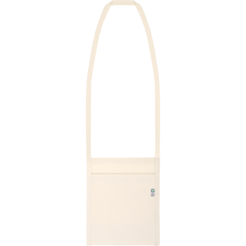 TRACOLLA PORTABICCHIERE IN COTONE ORGANICO 100% (150gr/mq) CON SOFFIETTO 