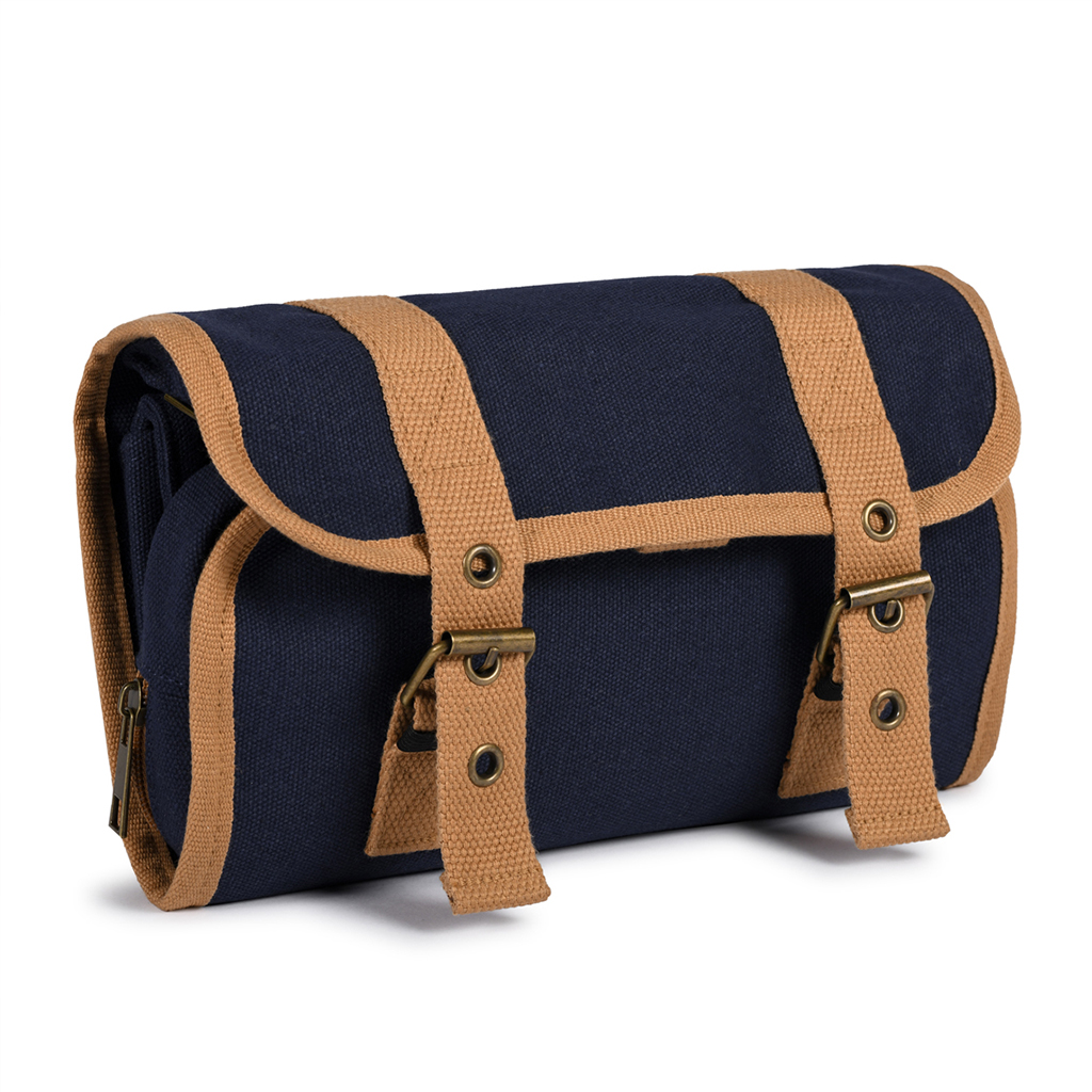 BEAUTY CASE VINTAGE APPENDIBILE IN POLICOTONE CANVAS 