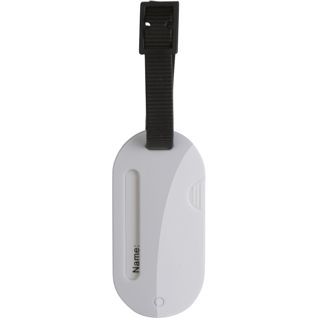 TARGHETTA DA VALIGIA IN PLASTICA 