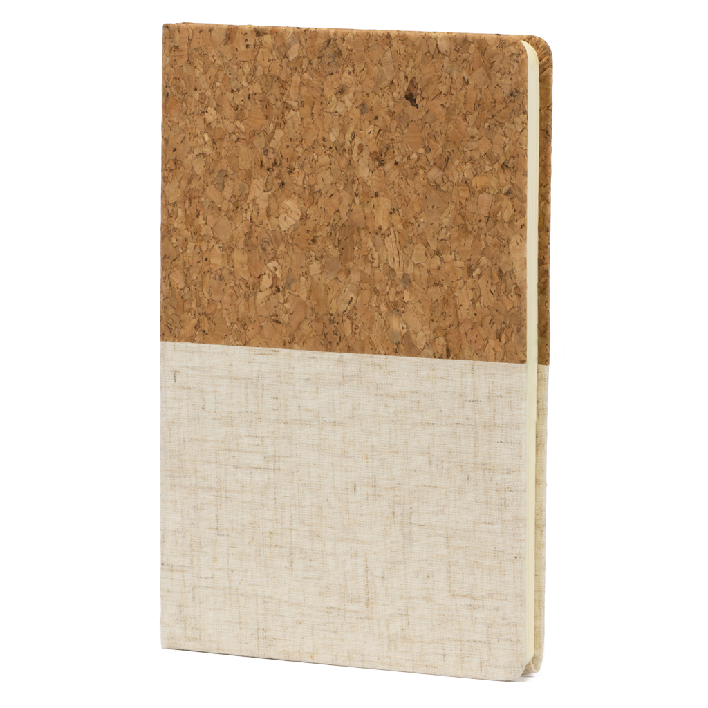 BLOCCO PER APPUNTI  IN SUGHERO, IUCO E CARTA 