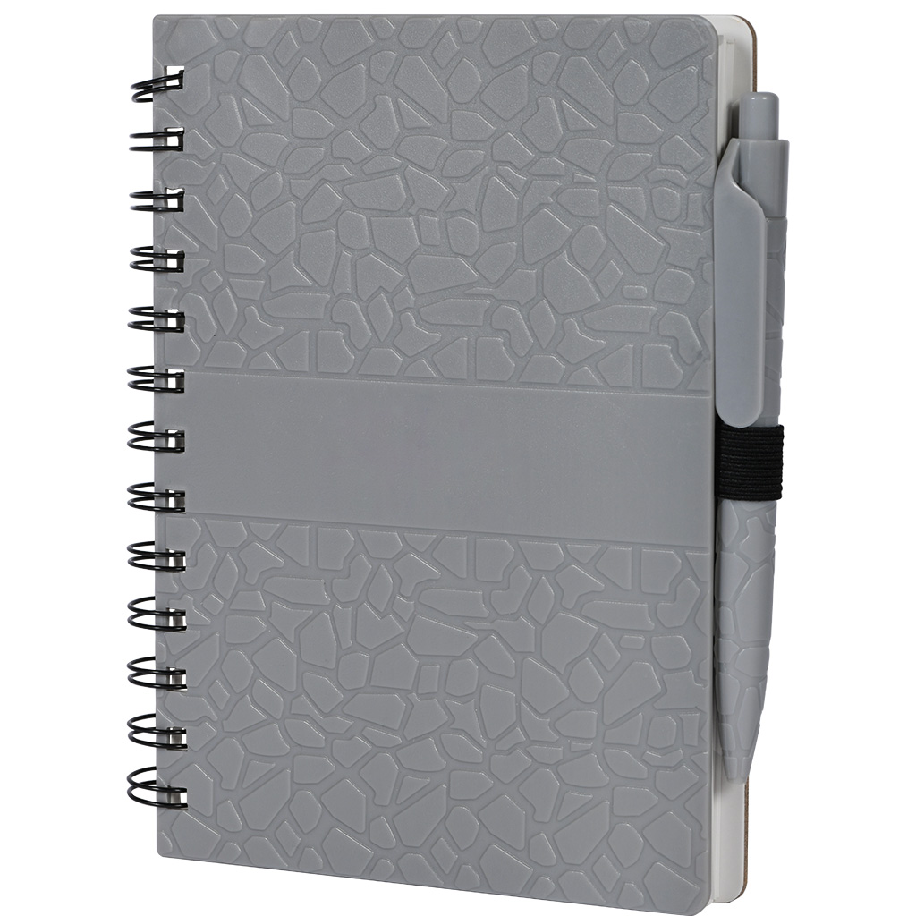 BLOCCO PER APPUNTI IN CARBONATO DI CALCIO+PE, PLASTICA ABS RICICLATA E CARTONCINO 